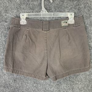 The North Face A5 Series Women Shorts Sz 8 Front Pockets Taupe Color Cotton